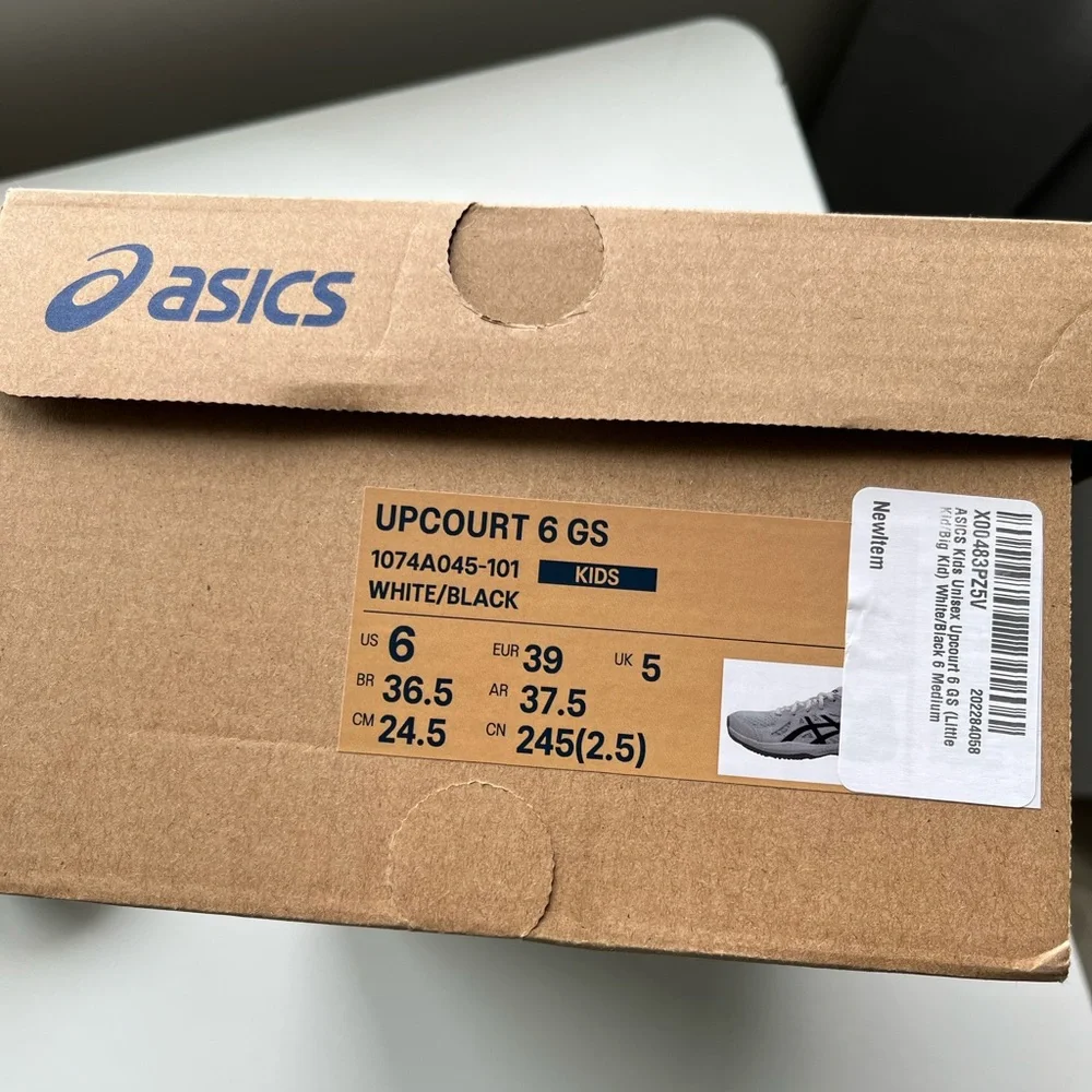 ASICS Upcourt Volleyball Shoes Youth Size 6 Big Kid Court Shoes - Picture 10 of 10